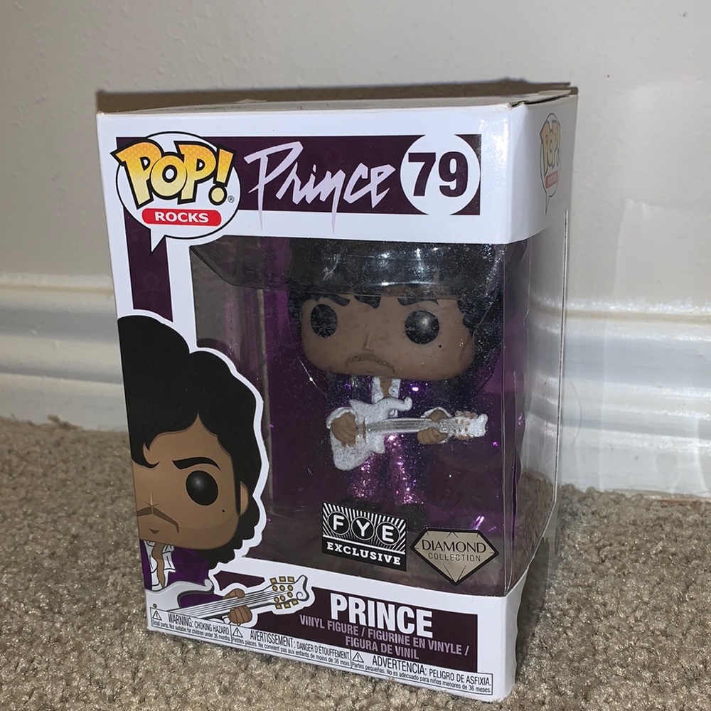 Exclusive Funko Pop Prince 79 Rocks FYE Diamond Collection